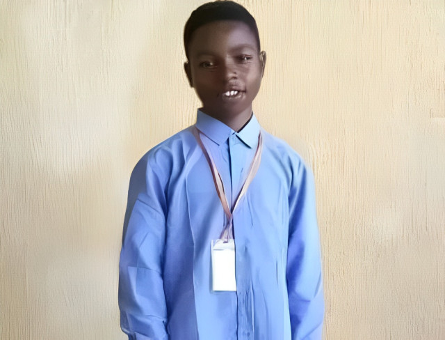 Student of Government Secondary School, Omu Aran, Kwara State, Olukayode Victor Olusola